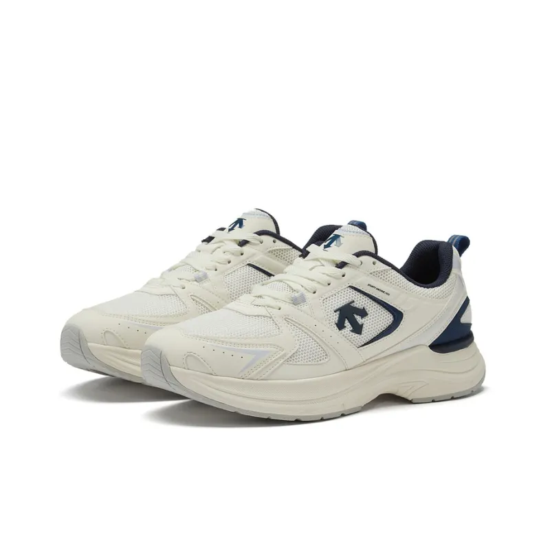 DESCENTE DUALIS Urban Commuting Low Top Running Shoes Unisex White Blue-1