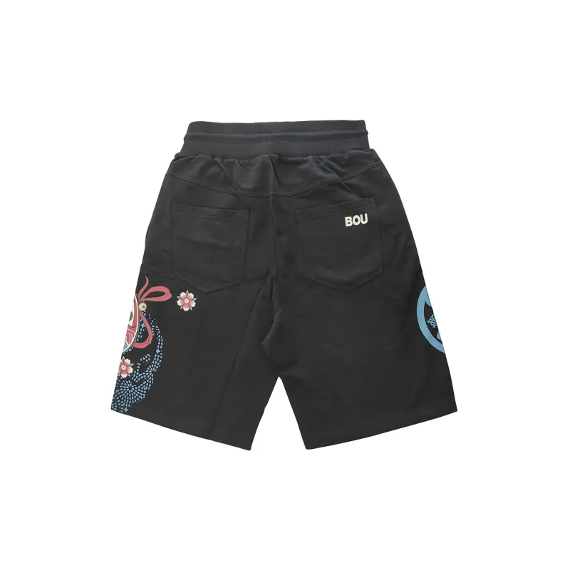 ONIARAI Casual Shorts Men Black-1