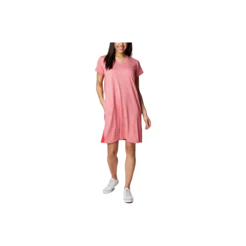 Columbia Short-Sleeved Dresses Women's Pink