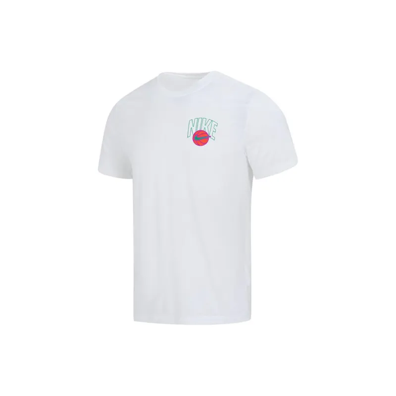 Nike Set in Sleeve T Shirt Men's Men's White White-1