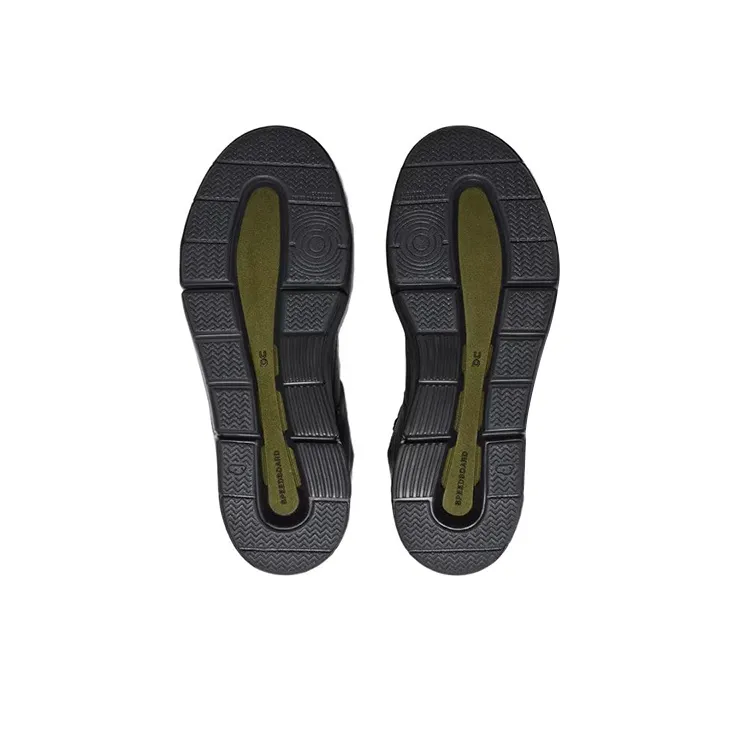 On The Roger Clubhouse Mid Sensa Anti-Slip Wear-Resistant Mid-Top Skateboard Shoes Women's Black-5