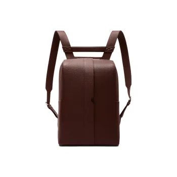 Valextra Millepunte Calfskin Handbag Backpack Men's Coffee Brown