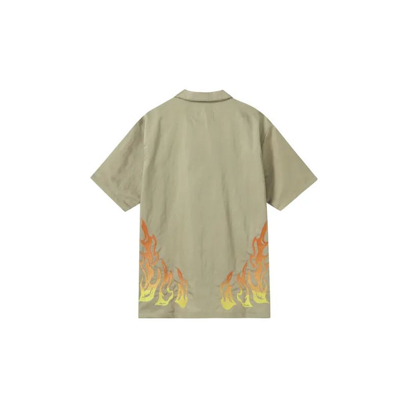 Travis Scott Cactus Jack X Jordan Button Down Shirt-1