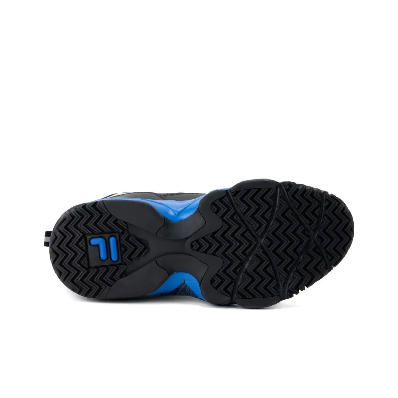 FILA MB1 NIGHT WALK Wear-Resistant High-Top Running Shoes Men's Black Blue-3