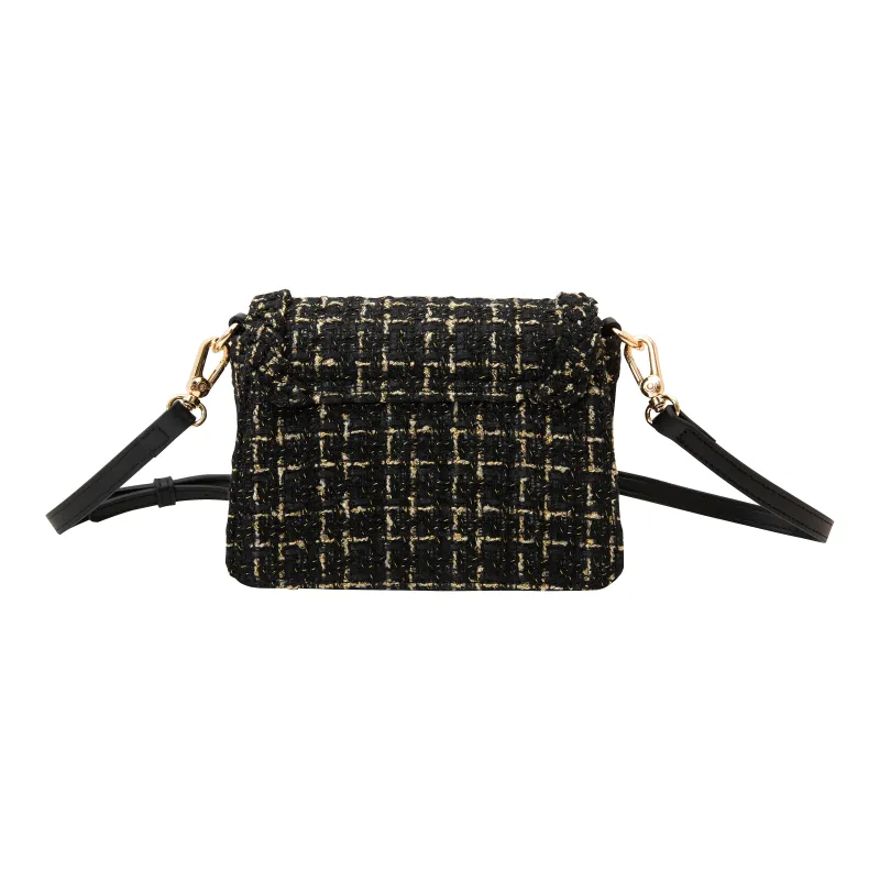 MQ Polyester Small Square Bag Envelope Bag Crossbody Bag Regular Women's Blue/Ecru-6