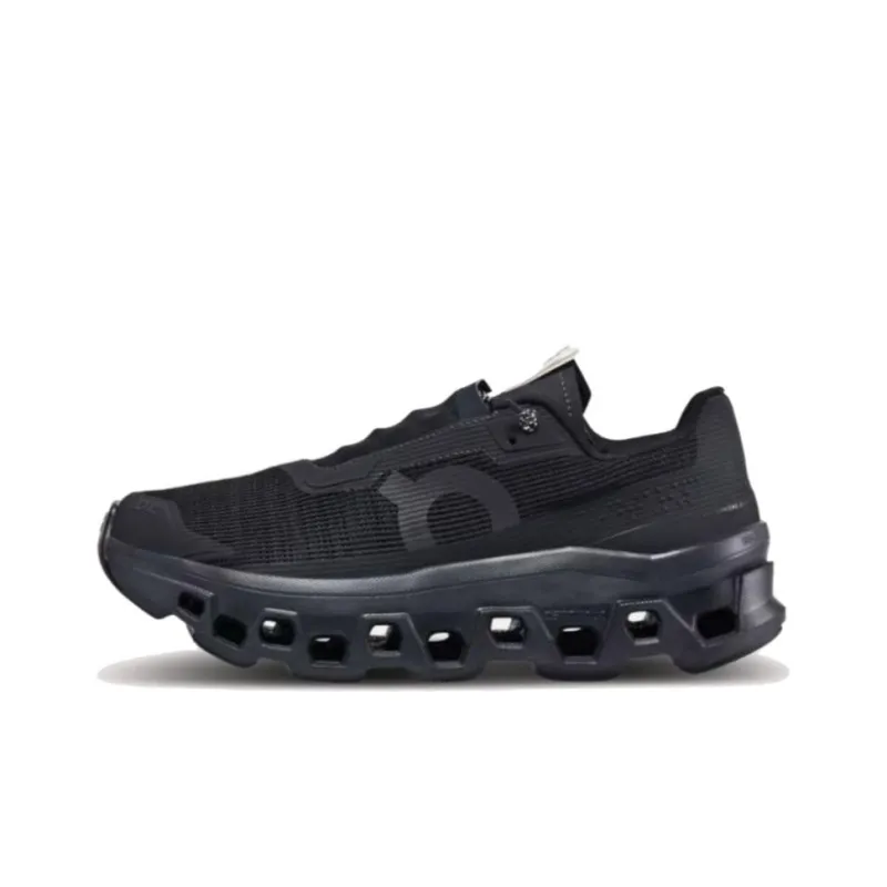 On Running CloudmOnster Sensa All Black-0
