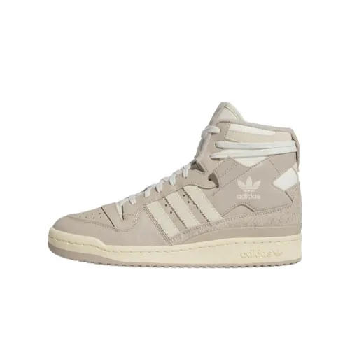 Adidas Originals FORUM Skateboard Shoes Men High-Top Beige