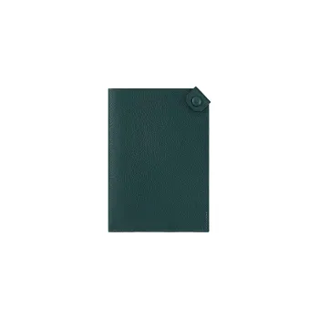HERMES Tarmac Chamkila Goat Skin Passport Clip Women's 60 Vert Cypress Pine Green/Pine Green