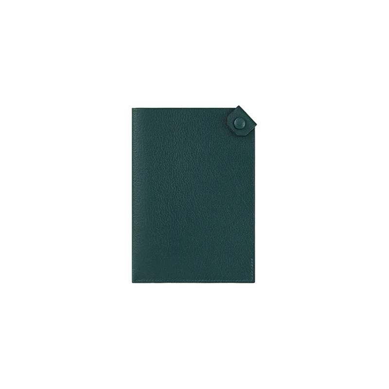 HERMES Tarmac Chamkila Goat Skin Passport Clip Women's 60 Vert Cypress Pine Green/Pine Green-0