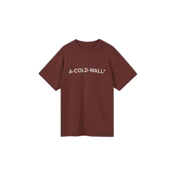 A COLD WALL* T Shirts Men Burnt Red