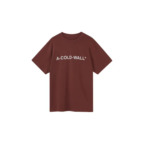 A COLD WALL* T Shirts Men Burnt Red