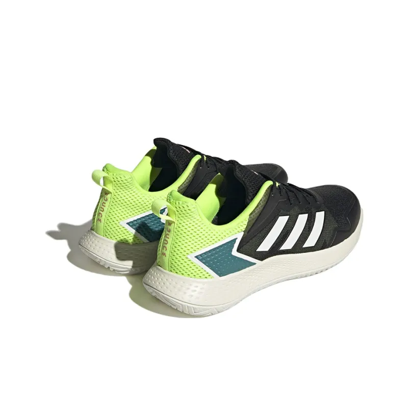 Adidas Defiant Speed Tennis Shoes 'Core Black Cloud White Lucid Lemon'-3