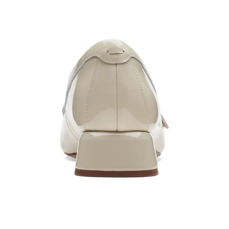 Clarks Qilu Daisy Collection Casual Single Shoes Women's White-3