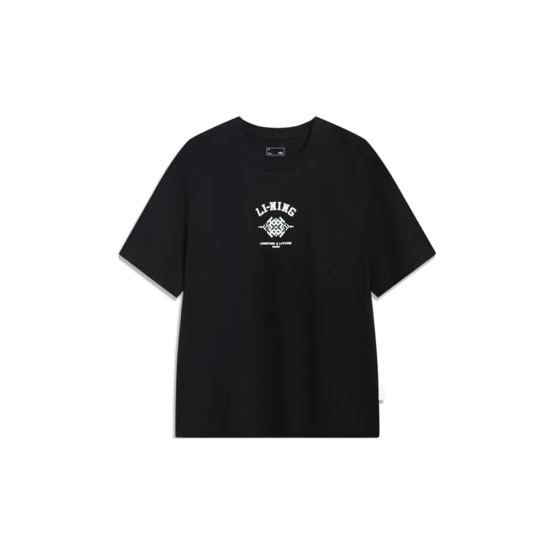 LiNing Chinese Culture Series T Shirt Men's Black-0