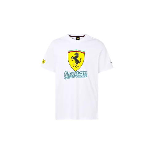 PUMA Scuderia Ferrari T-Shirts Men White