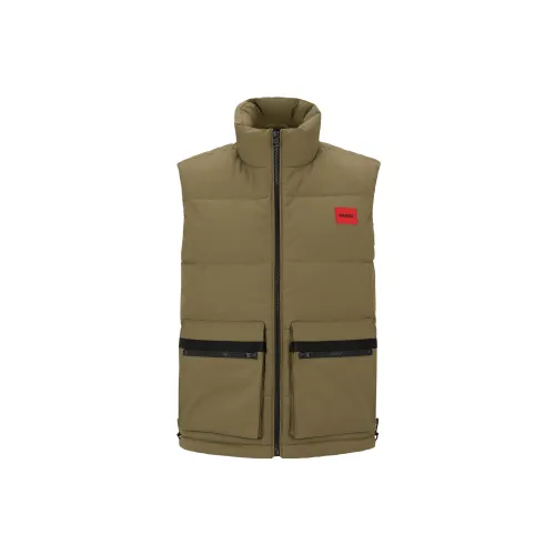 HUGO BOSS Vests Men Light Green