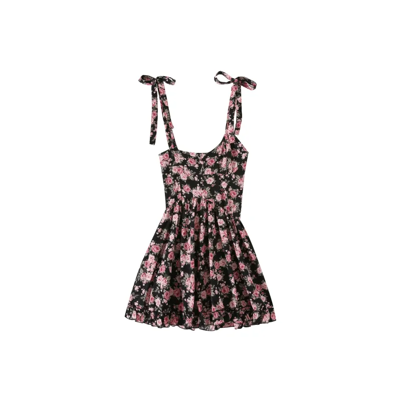 Adeworn Slip Dress Women's Black-1
