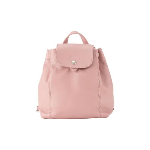LONGCHAMP Le Pliage Cuir Leather Backpack Extra Small Women's Pink