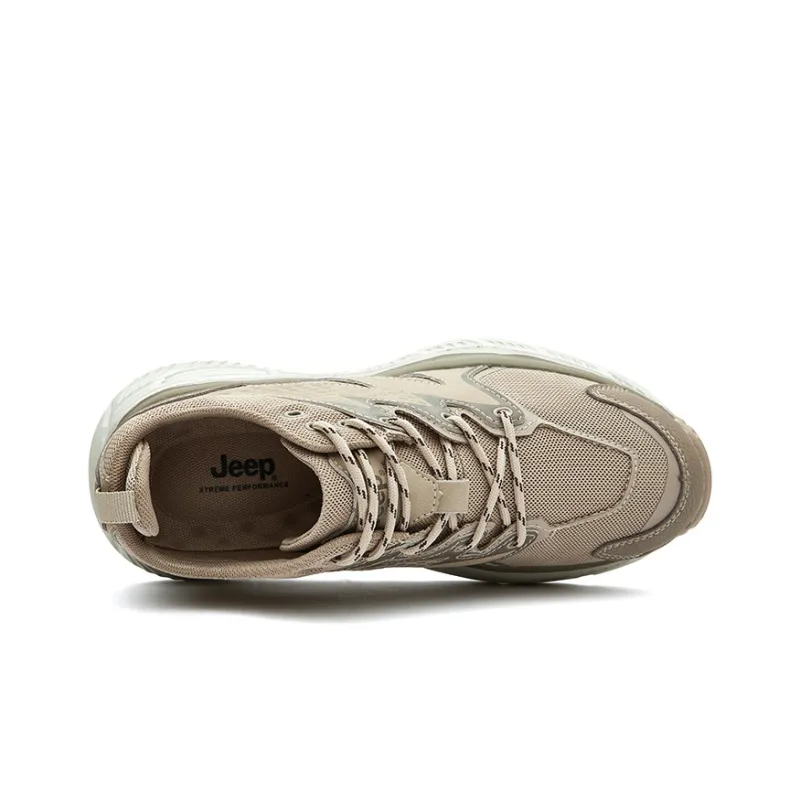 Jeep Cushioning Rebound Abrasion Resistant Lightweight Breathable Slip Resistant Low Top Outdoor Shoes Men's-15