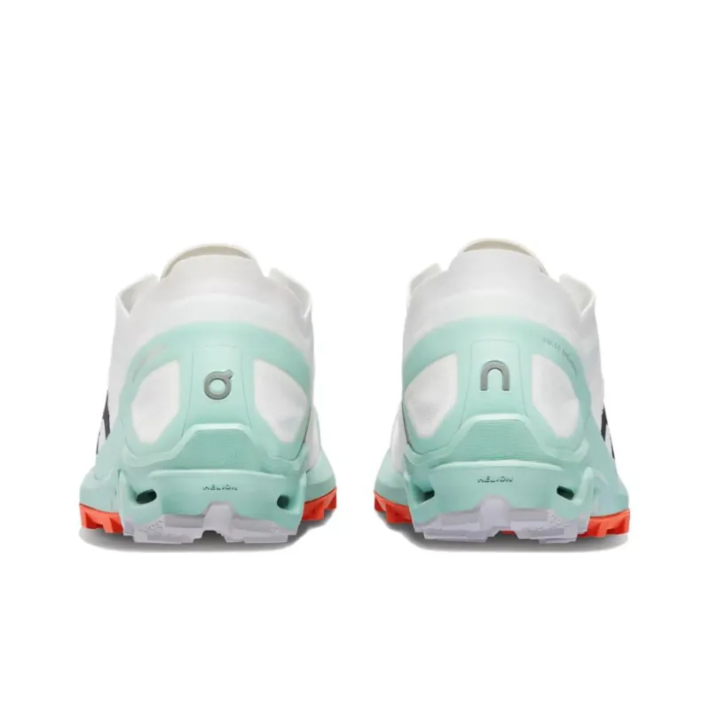 On Cloudventure Peak 3 Slip Resistant Low Top Running Shoes Women's White Green-3