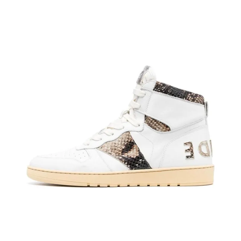 RHUDE Panelled High top Sneakers-0