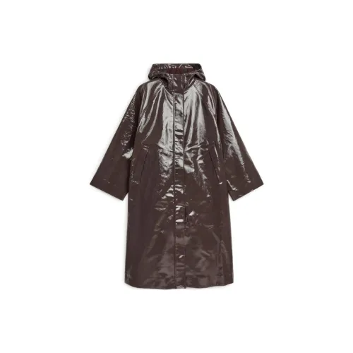 ARKET Trench Coats Women's Dark Brown