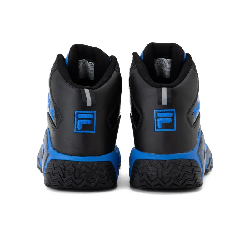 FILA MB1 NIGHT WALK Wear-Resistant High-Top Running Shoes Men's Black Blue-2