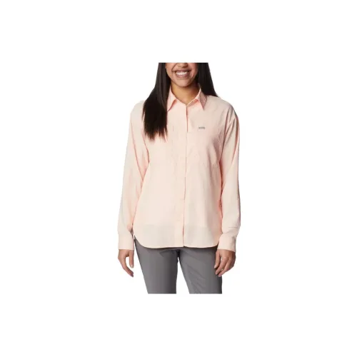 Columbia Silver Ridge Shirts Women's Pink