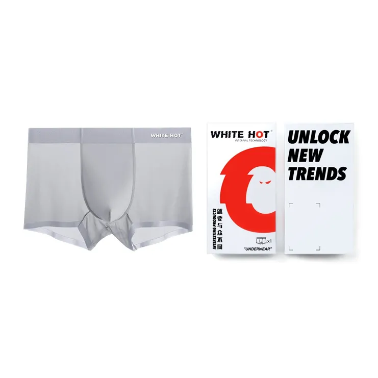 WHITE HOT Boxer Shorts Underpants Men's 1 Pack-2