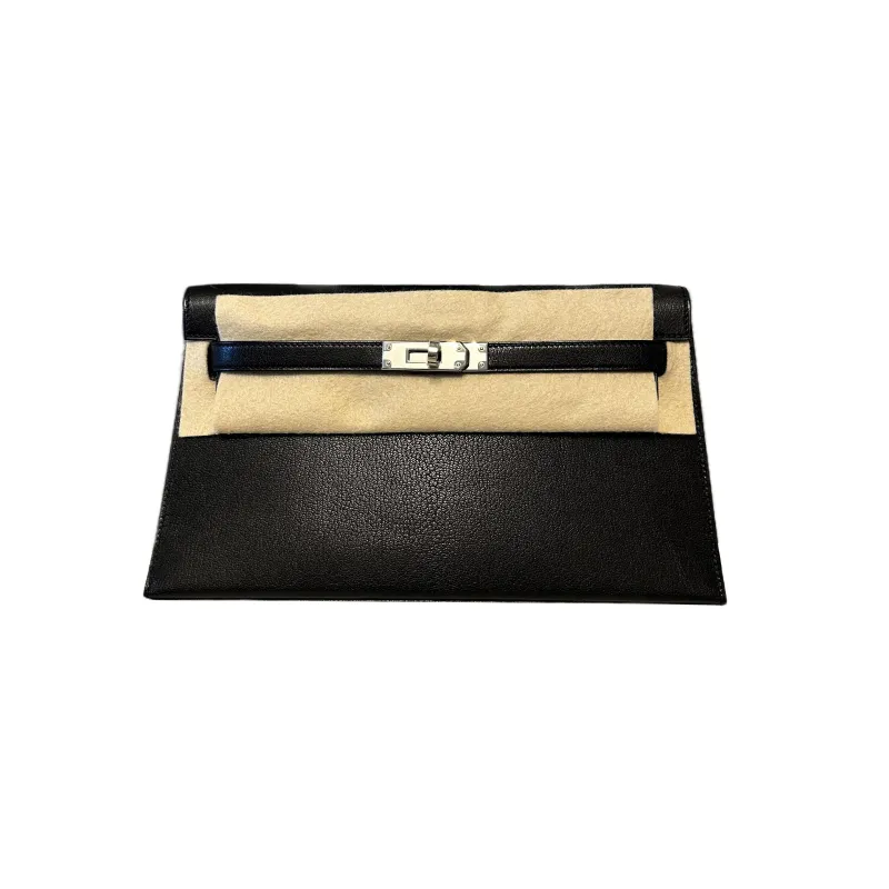 HERMES Kelly Elan Chevre Goatskin Shoulder Bag, Handbag, Shoulder Bag Women's-1