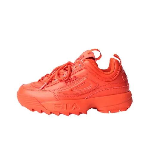 FILA Disruptor Running Shoes Women's Low-Top Orange