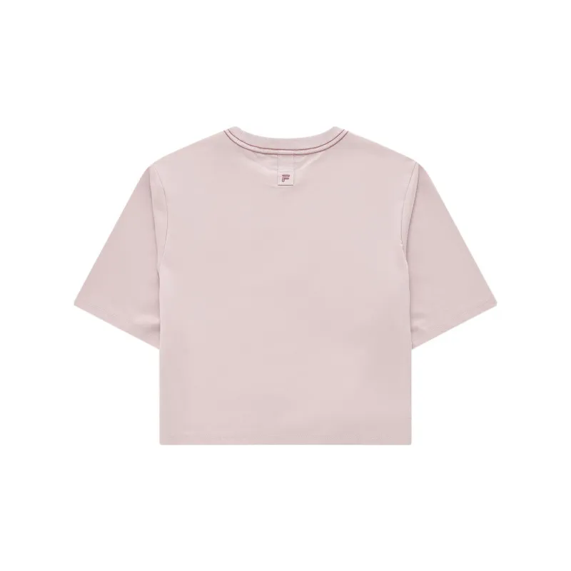 FILA FUSION STREET SPORT Set in Sleeve T Shirt Women's Rose Pink-1