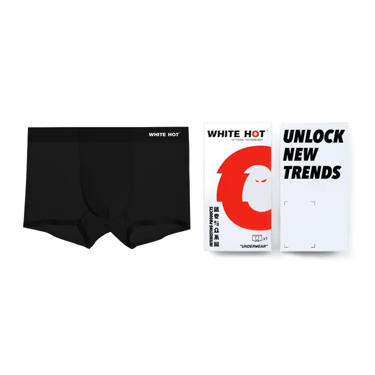 WHITE HOT Boxer Shorts Underpants Men's 1 Pack-0