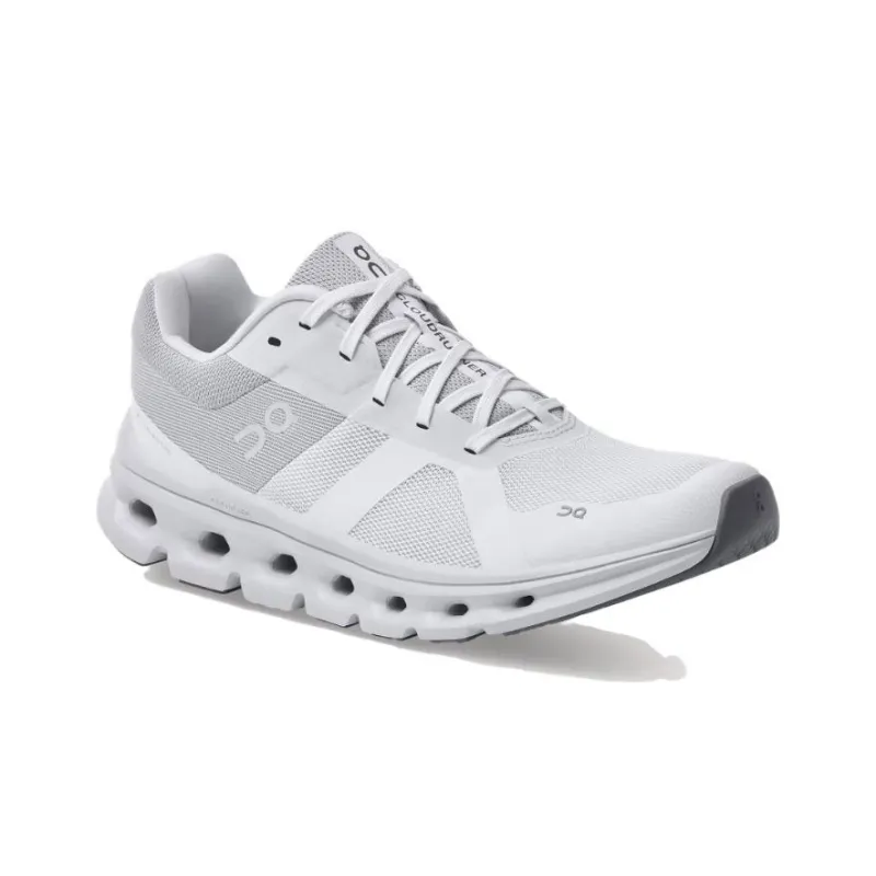 On Women's Cloudrunner Wide 'White Frost'-2