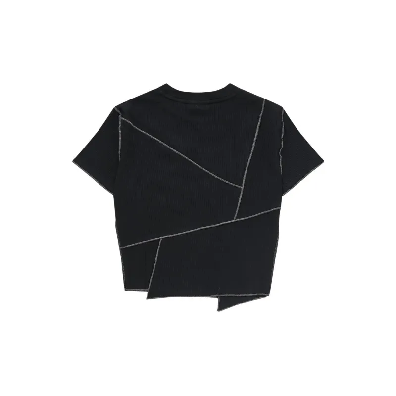 FILA FUSION Set in Sleeve T Shirt Women's Jet Black-1