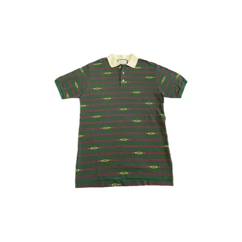 GUCCI Polo Shirts Men Green