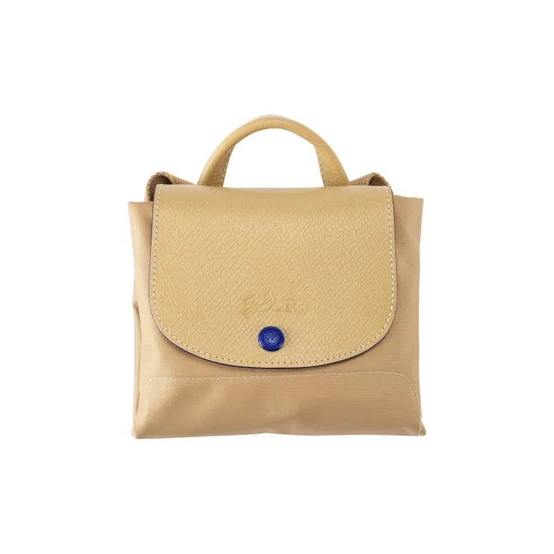 LONGCHAMP Le Pliage Club Backpacks Milk Tea Beige-4