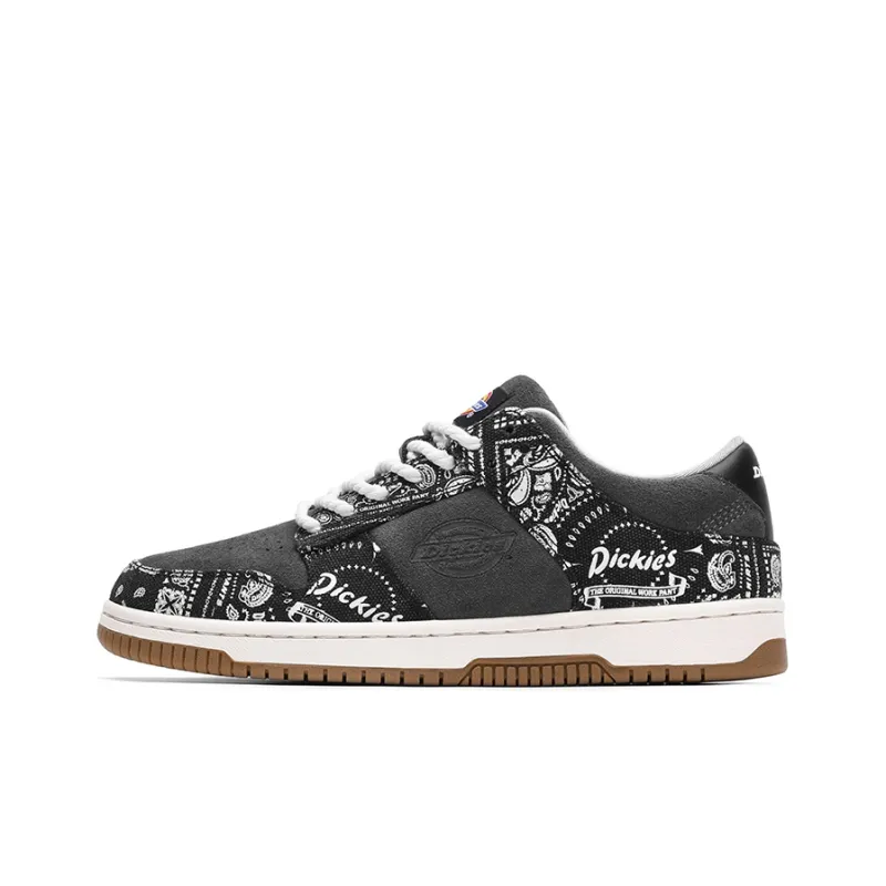 Dickies Low Top Skateboard Shoes Men's Black-0