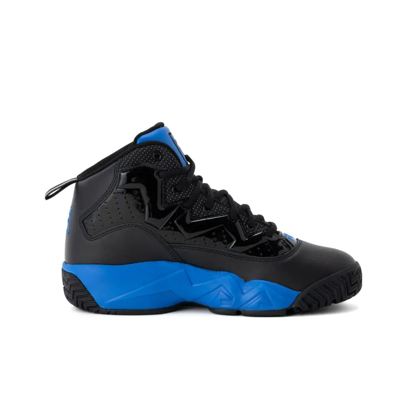 FILA MB1 NIGHT WALK Wear-Resistant High-Top Running Shoes Men's Black Blue-1