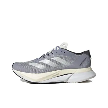 Adidas Adizero Boston 12 Silver Violet Cloud White Silver Dawn Women's