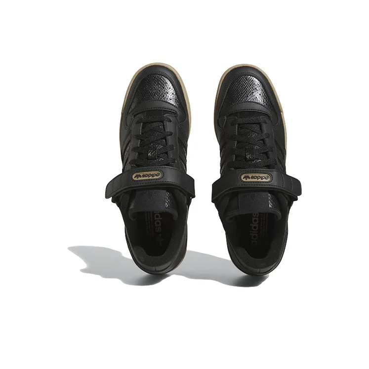 Forum Adidas Originals Low 'Black Gum Snakeskin'-4