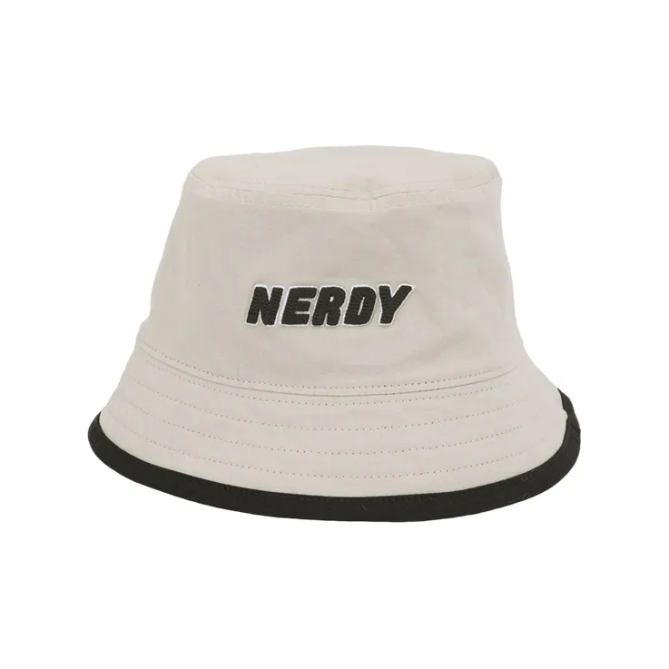Nerdy Bucket Hats Unisex Light Brown-0