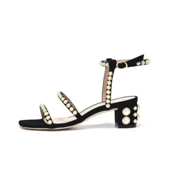 Stuart Weitzman/SW One Strap Sandals 5cm Women's Black