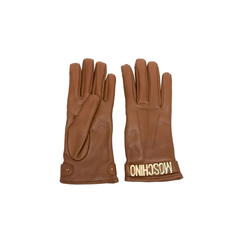 MOSCHINO Gloves Women's Brown-0