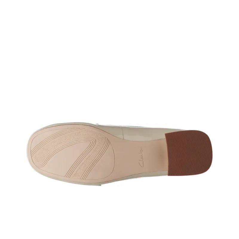 Clarks Qilu Daisy Collection Casual Single Shoes Women's White-4