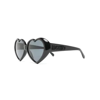 MOSCHINO Heart-shaped Frame Sunglasses