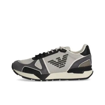 EMPORIO ARMANI Low Top Casual Shoes Men's Gray