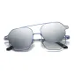 Bright Blue Frame, Silver Lens