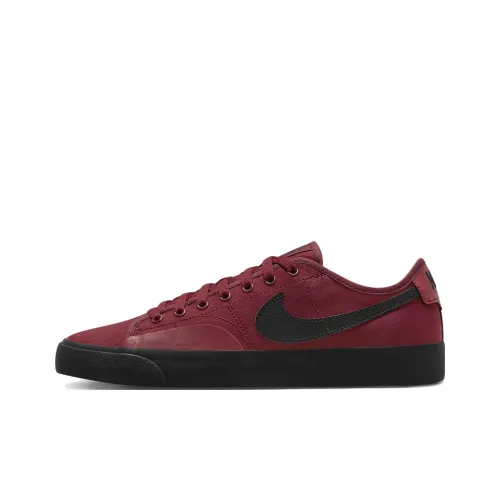 Nike Blazer Skateboard Shoes Men Low-Top Red/Black