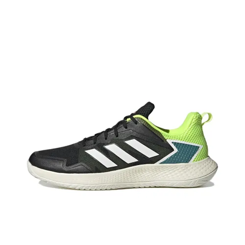 Adidas Defiant Speed Tennis Shoes Men Low-Top Black/Yellow/Green